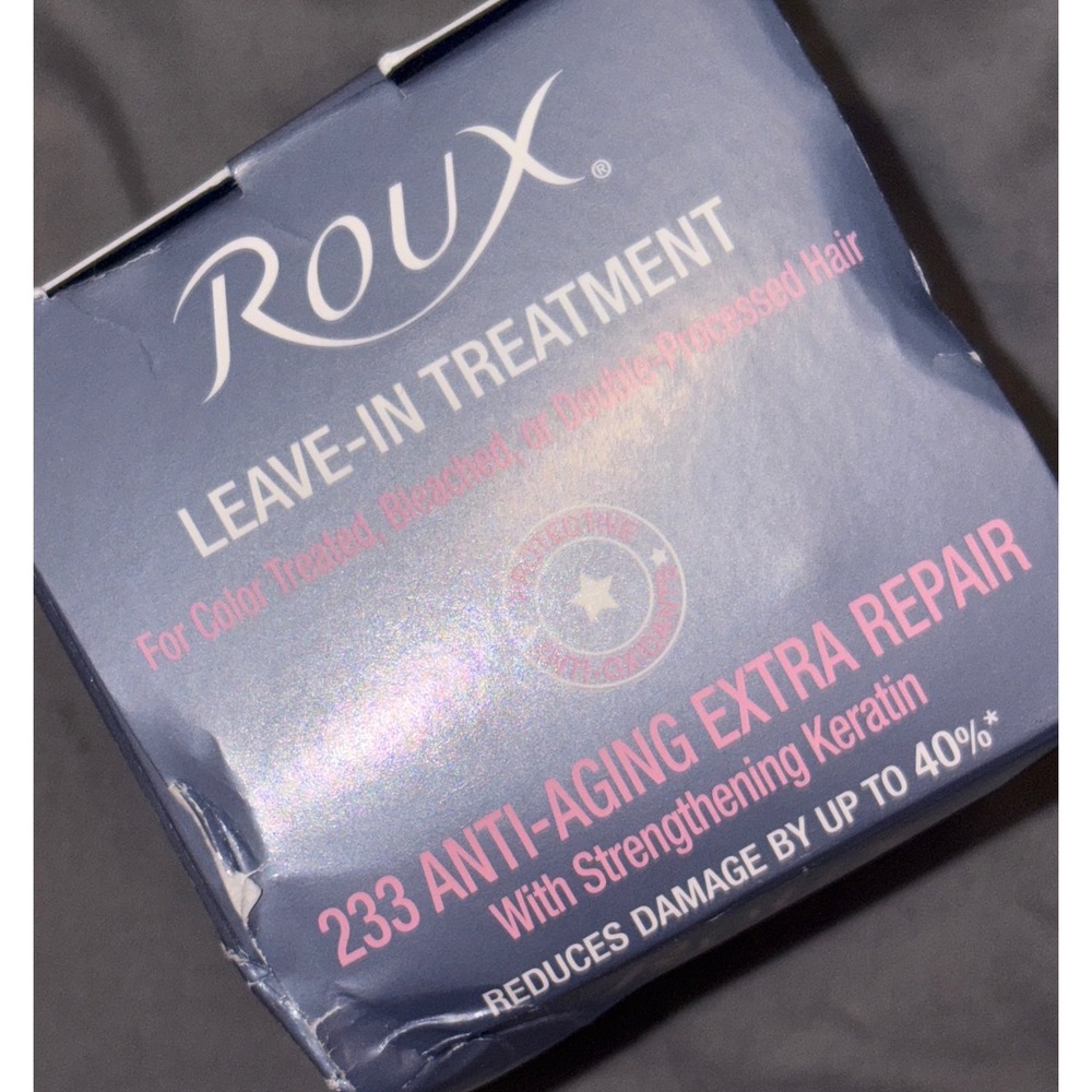 NEW Roux 233 Anti-Aging Extra Repair Leave In Hair Treatment 3pk - Picture 2 of 3